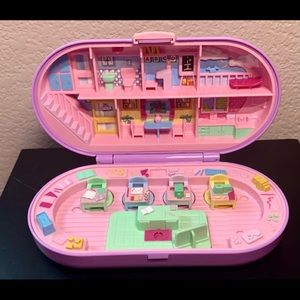 Vtg Polly Pocket Stampin School Stamp Set